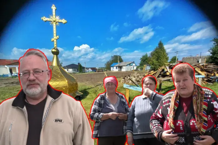 Die Bewohner von Riwne erklären, warum sie die Kirche aus dem 18. Jahrhundert abgerissen haben