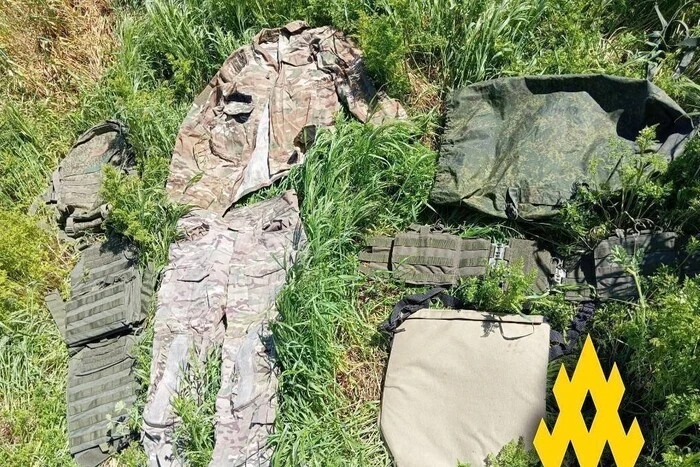 Группа российских солдат под Херсоном