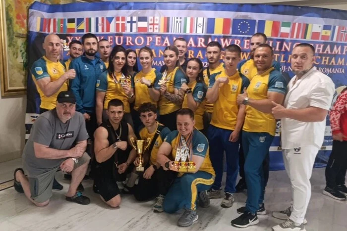 Ukrainische Armwrestler gewannen neun Medaillen bei der Europameisterschaft