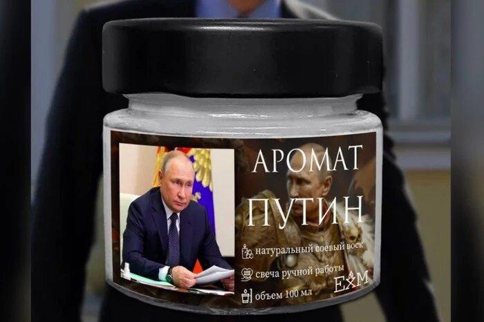 Die Russen haben begonnen, Kerzen mit dem Duft von Putin zu verkaufen
