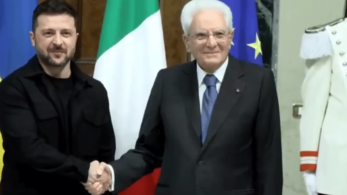 Selenskyj traf sich mit dem Präsidenten von Italien – worüber sie sprachen