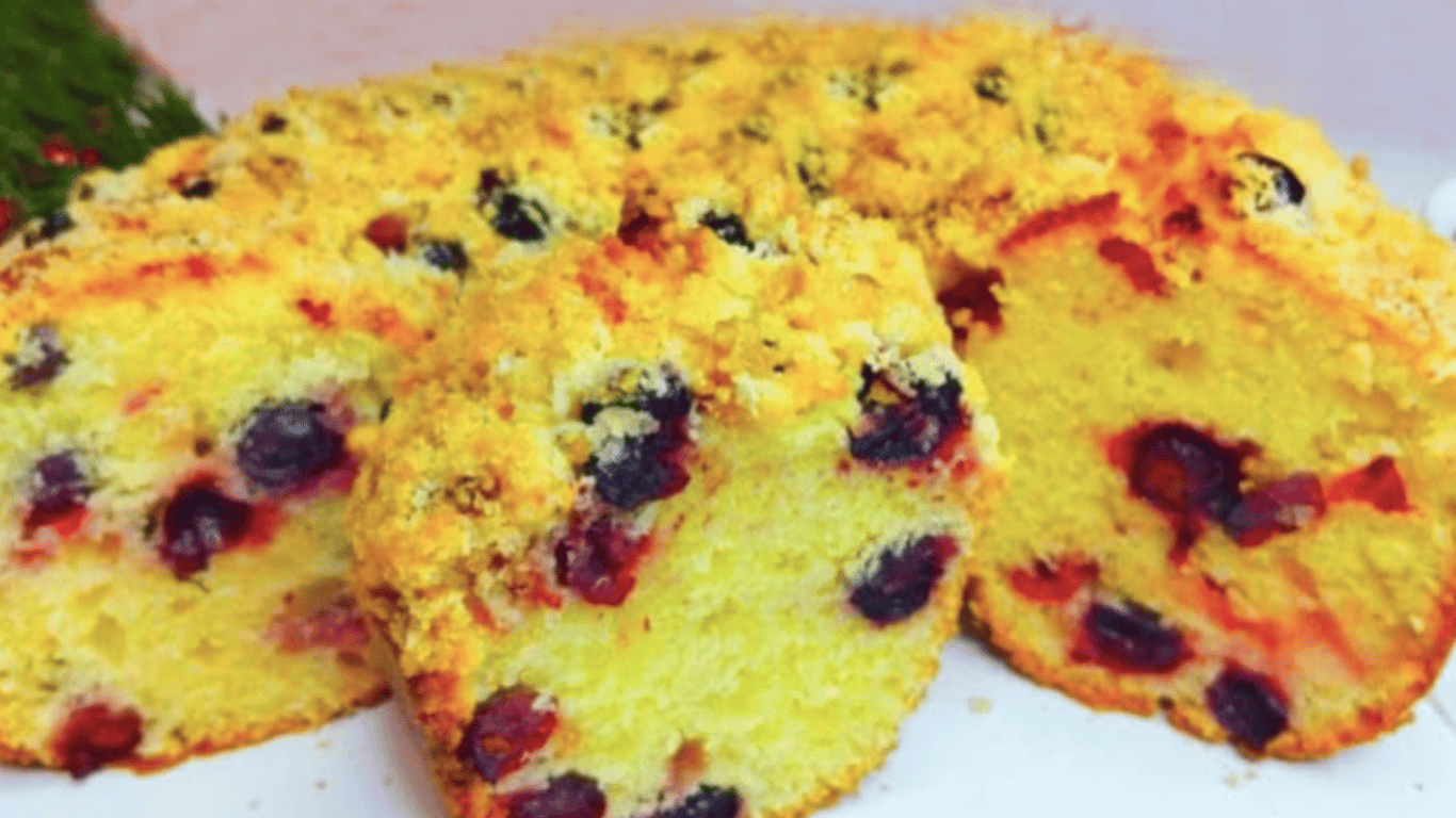 Kuchen mit Johannesbeeren 'Wunder aus dem Ofen' — alles vermischen und in den Ofen